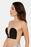 Zivame Padded Wired Full Coverage Stick On Bra-Black — thumbnail 2
