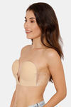 Zivame Padded Wired Full Coverage Stick On Bra - Skin — thumbnail 2