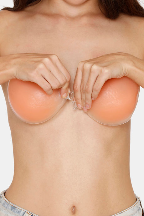 Zivame Push-Up Non Wired Low Coverage Bra - Skin — image 3