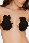 Zivame Padded Non Wired Low Coverage Stick On Bra - Black — thumbnail 3