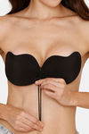 Zivame Padded Non Wired 3/4Th Coverage Stick On Bra-Black — thumbnail 2