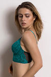 Zivame Color Struck Padded Wired Full Coverage Long Line Bra-Quetzal Green — thumbnail 2