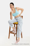Zivame Double Layered Non Wired 3/4th Coverage Reversible T-Shirt Bra - Aqua Black — thumbnail 10