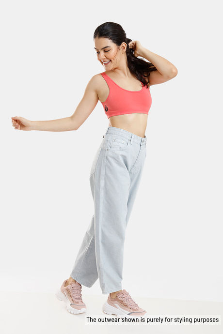Zivame Double Layered Non Wired 3/4th Coverage Reversible T-Shirt Bra - Peach Grey — image 9