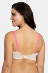 Zivame True Curv Printed Fashion Double Layered Non Wired Full Coverage Sag Lift Bra - Lemon — thumbnail 2