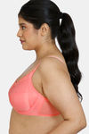 Zivame True Curv Double Layered Wired Full Coverage Super Support Bra - Georgia Peach — thumbnail 3