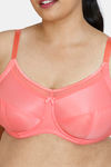 Zivame True Curv Double Layered Wired Full Coverage Super Support Bra - Georgia Peach — thumbnail 4