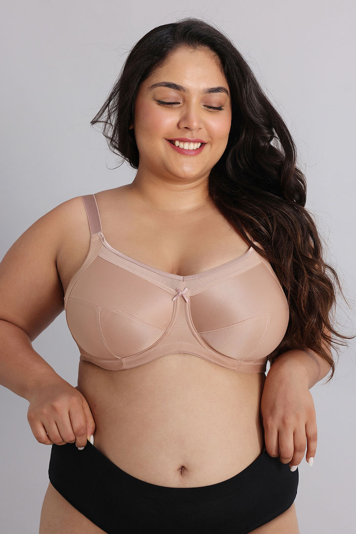 Zivame True Curv Double Layered Wired Full Coverage Super Support Bra - Roebuck — image 2