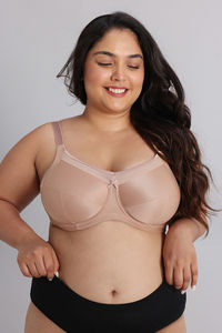 Zivame True Curv Double Layered Wired Full Coverage Super Support Bra - Roebuck — thumbnail 2