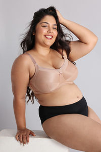 Zivame True Curv Double Layered Wired Full Coverage Super Support Bra - Roebuck — thumbnail 5