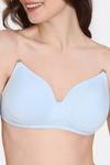 Zivame Beautiful Basics Padded Non Wired 3/4Th Coverage Backless Bra - Omphalodes — thumbnail 5