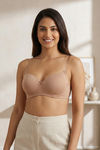 Zivame Beautiful Basics Padded Non Wired 3/4Th Coverage Backless Bra - Roebuck — thumbnail 3