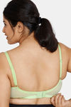 Zivame True Curv Double Layered Non Wired Full Coverage Super Support Bra - Jade Lime — thumbnail 2