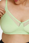 Zivame True Curv Double Layered Non Wired Full Coverage Super Support Bra - Jade Lime — thumbnail 5