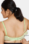 Zivame True Curv Double Layered Non Wired Full Coverage Super Support Bra - Jade Lime — thumbnail 6