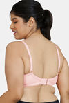 Zivame True Curv Double Layered Non Wired Full Coverage Super Support Bra - Misty Rose — thumbnail 2