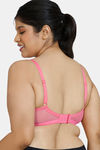 Zivame True Curv Double Layered Non Wired Full Coverage Super Support Bra - Pink Lemonade — thumbnail 2