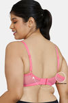 Zivame True Curv Double Layered Non Wired Full Coverage Super Support Bra - Pink Lemonade — thumbnail 6