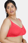 Zivame True Curv Double Layered Non Wired Full Coverage Super Support Bra - Teaberry — thumbnail 3