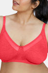 Zivame True Curv Double Layered Non Wired Full Coverage Super Support Bra - Teaberry — thumbnail 4