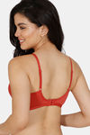 Zivame Double Layered Non Wired 3/4th Coverage T-Shirt Bra - Dusty Cedar — thumbnail 3