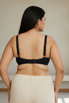 Zivame True Curv Laminated Cup Non Wired Full Coverage Super Support Bra - Black — thumbnail 2