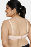 Zivame True Curv Double Layered Non Wired Full Coverage Super Support Bra - Nude — thumbnail 2