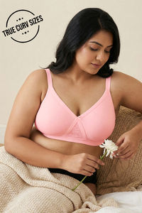 Zivame True Curv Laminated Cup Non Wired Full Coverage Super Support Bra - Pearl — thumbnail 1