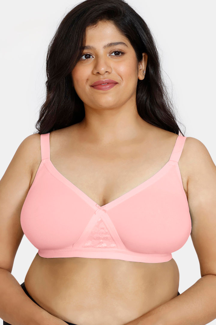 Zivame True Curv Laminated Cup Non Wired Full Coverage Super Support Bra - Pearl — image 2