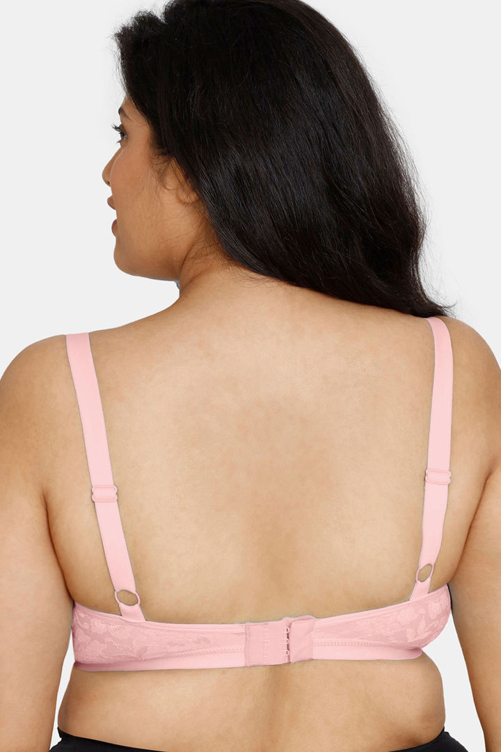 Zivame True Curv Laminated Cup Non Wired Full Coverage Super Support Bra - Pearl — image 3