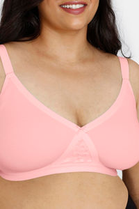 Zivame True Curv Laminated Cup Non Wired Full Coverage Super Support Bra - Pearl — thumbnail 5