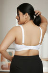 Zivame True Curv Laminated Cup Non Wired Full Coverage Super Support Bra - White — thumbnail 3