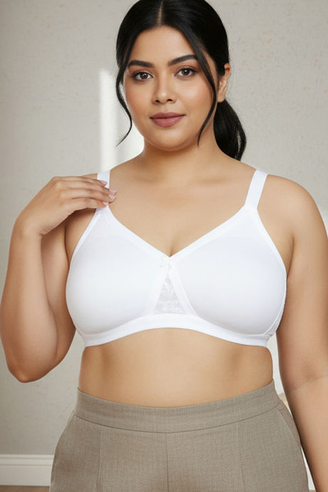 Zivame True Curv Laminated Cup Non Wired Full Coverage Super Support Bra - White — image 5