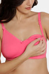 Zivame Double Layered Non Wired 3/4th Coverage Maternity / Nursing Bra - Carmine — thumbnail 4