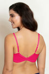 Zivame Double Layered Non Wired 3/4th Coverage Maternity / Nursing Bra - Raspberry Radiance — thumbnail 2