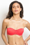 Zivame Padded Wired Medium Coverage Strapless Bra - Bittersweet — thumbnail 1