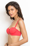 Zivame Padded Wired Medium Coverage Strapless Bra - Bittersweet — thumbnail 3
