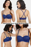 Zivame 9 Way Multi Purpose Bra - Blue Depth — thumbnail 3