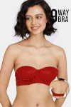 Zivame 9 Way Multi Purpose Bra - Sundried Tomato — thumbnail 1