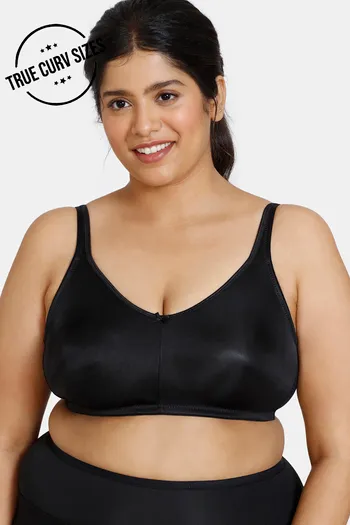 Buy Zivame True Curv Double Layered Non Wired Full Coverage Minimiser Bra -  Hyacinth at Rs.822 online