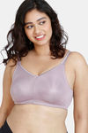Zivame True Curv Double Layered Non Wired Full Coverage Minimiser Bra - Elderberry — thumbnail 2