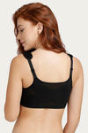 Zivame True Curv Single Layered Non Wired Full Coverage Super Support Bra - Black — thumbnail 3
