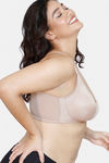 Zivame True Curv Single Layered Non Wired 3/4th Coverage Super Support Bra - Roebuck — thumbnail 3