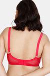 Zivame True Curv Beautiful Basics Double Layered Non Wired Full Coverage Super Support Bra - Barberry — thumbnail 2