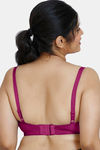 Zivame True Curv Maternity Double Layered Non Wired Full Coverage Nursing Bra - Raspberry Radiance — thumbnail 2