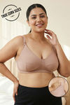 Zivame True Curv Maternity Double Layered Non Wired Full Coverage Nursing Bra - Roebuck — thumbnail 1