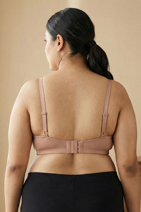 Zivame True Curv Maternity Double Layered Non Wired Full Coverage Nursing Bra - Roebuck — image 3