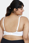 Zivame True Curv Maternity Double Layered Non Wired Full Coverage Nursing Bra - White — thumbnail 3