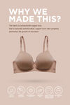 Zivame Copper Infused Padded Non Wired 3/4Th Coverage T-Shirt Bra - Roebuck — thumbnail 4