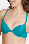 Zivame Modern Grounds Push-Up Wired Medium Coverage Pretty Back Bra - Harbor Blue — thumbnail 4